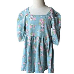 Disney Blue Floral Dress
